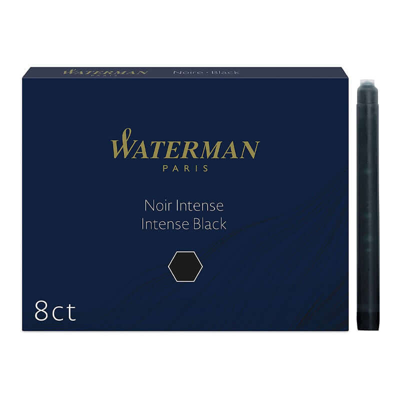 Cartucce Standard Waterman Colore Nero Confezione 8 Pezzi