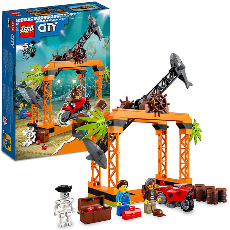 LEGO CITY 60342 Sfida Acquatica Attacco dello Squalo Costruzioni