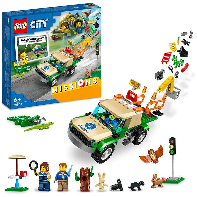 LEGO CITY 60353 Missione di Salvataggio Animali Costruzioni