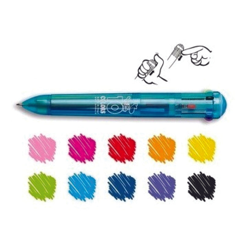 Penna Sfera Carioca 10 Colori Assortiti