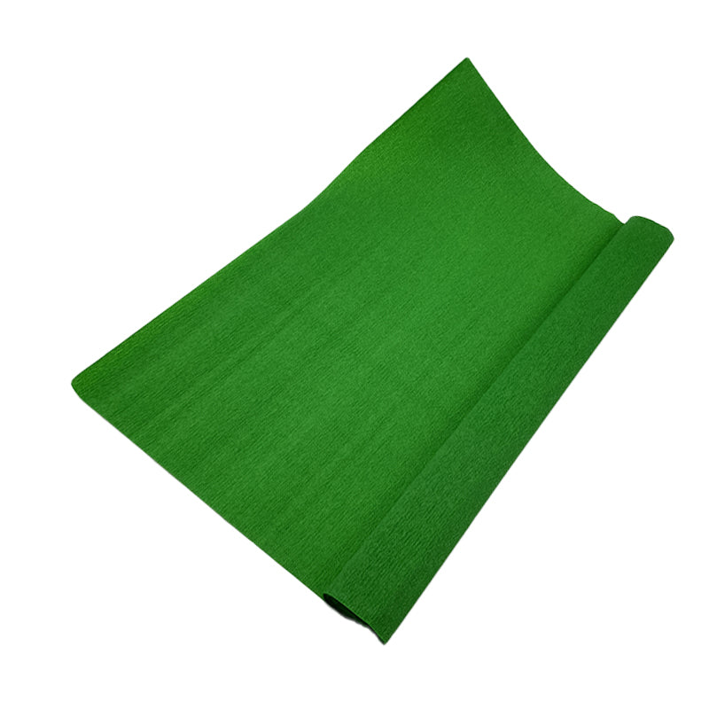 Rotolo Carta Crespa Formato 50 x 250 cm 60 g Colore Verde Bandiera
