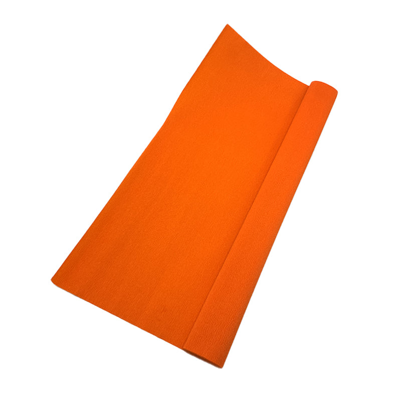 Rotolo Carta Crespa Formato 50x250 cm 60 g Colore Arancione