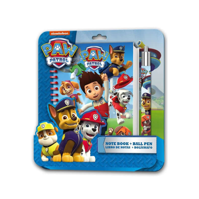 Stationary Set Paw Patrol Notes con Spirale e Penna