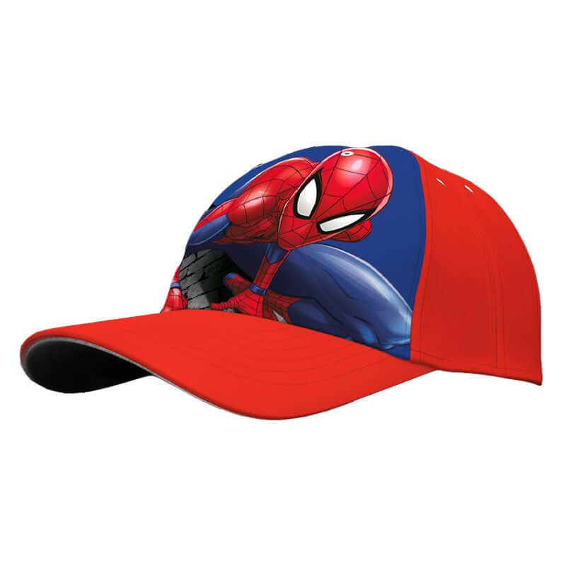 Cappellino con Visiera Fantasia Spiderman