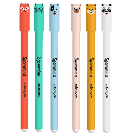 Penna Cancellabile Sgommina Fantasie Assortite