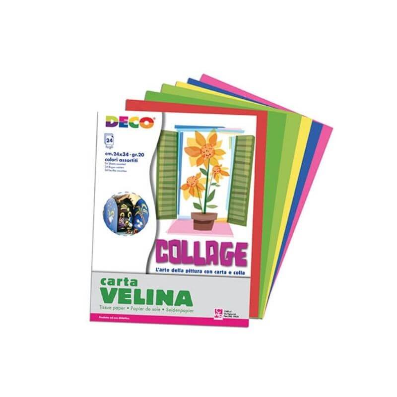Album Carta Velina CWR Formato 34 x 24 cm Confezione da 24 Fogli