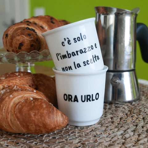 Tazzine da Caffè Simpatiche Ironiche e Originali