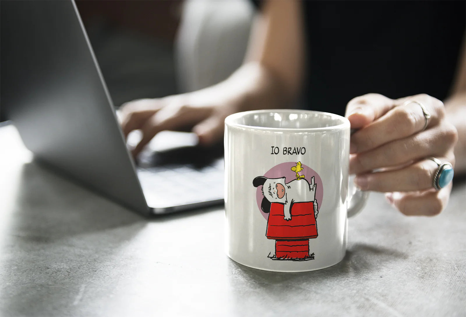 Tazza Spnoopy rugby - Idea regalo