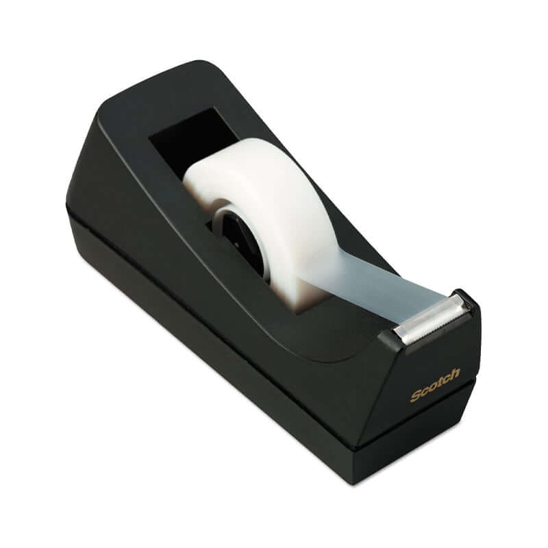 Dispenser Porta Scotch Nastro Adesivo da Scrivania 3M Colore Nero