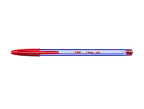 Bic cristal soft rossa tratto mm 1,2 - 50 pezzi