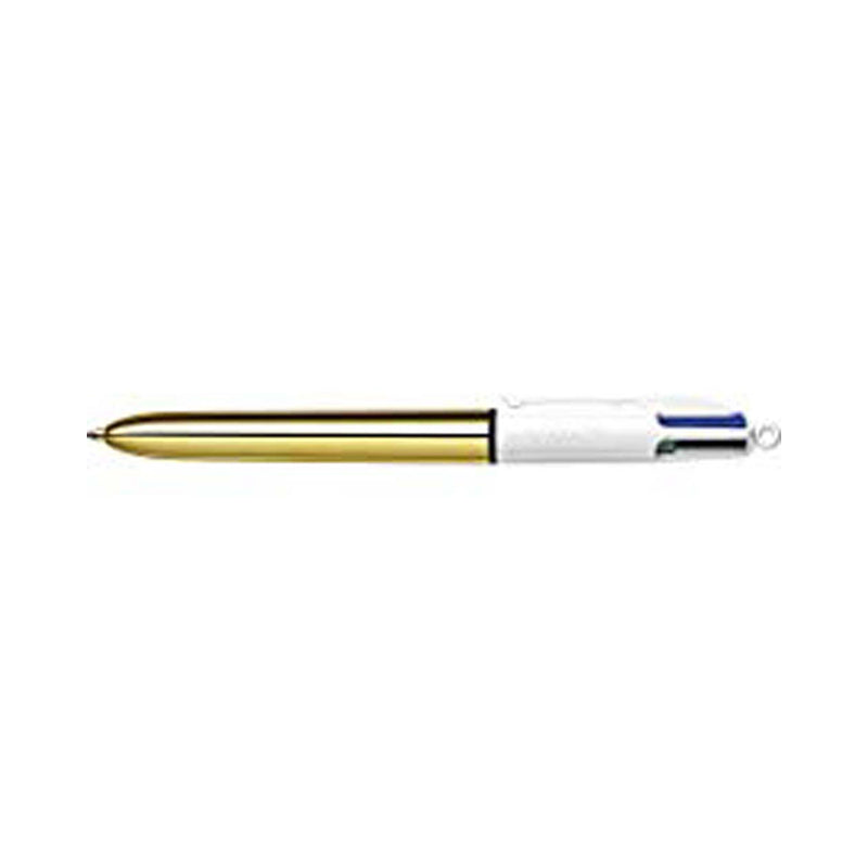 Penna Sfera Bic 4 Colori Shine Oro