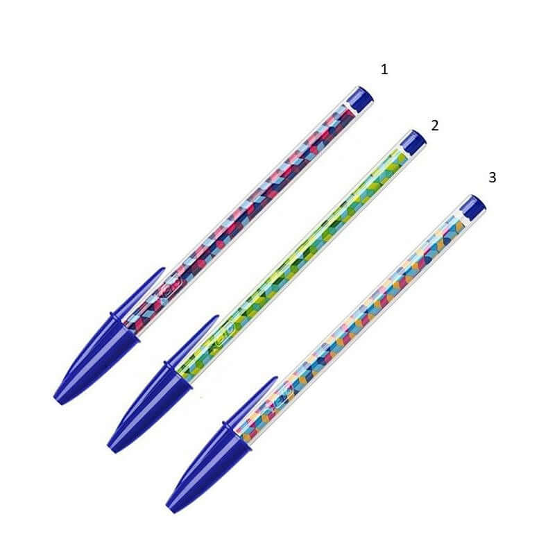 Bic - Cristal Multicolour, Set di 15 penne a sfera