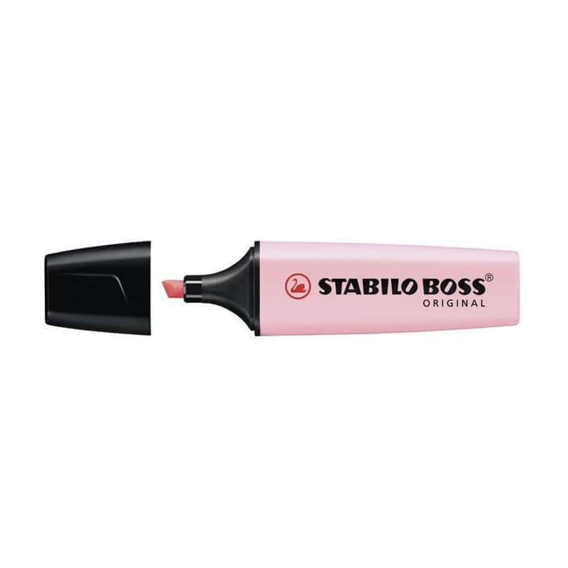Evidenziatore Stabilo Boss Colore Rosa Pastello Antico
