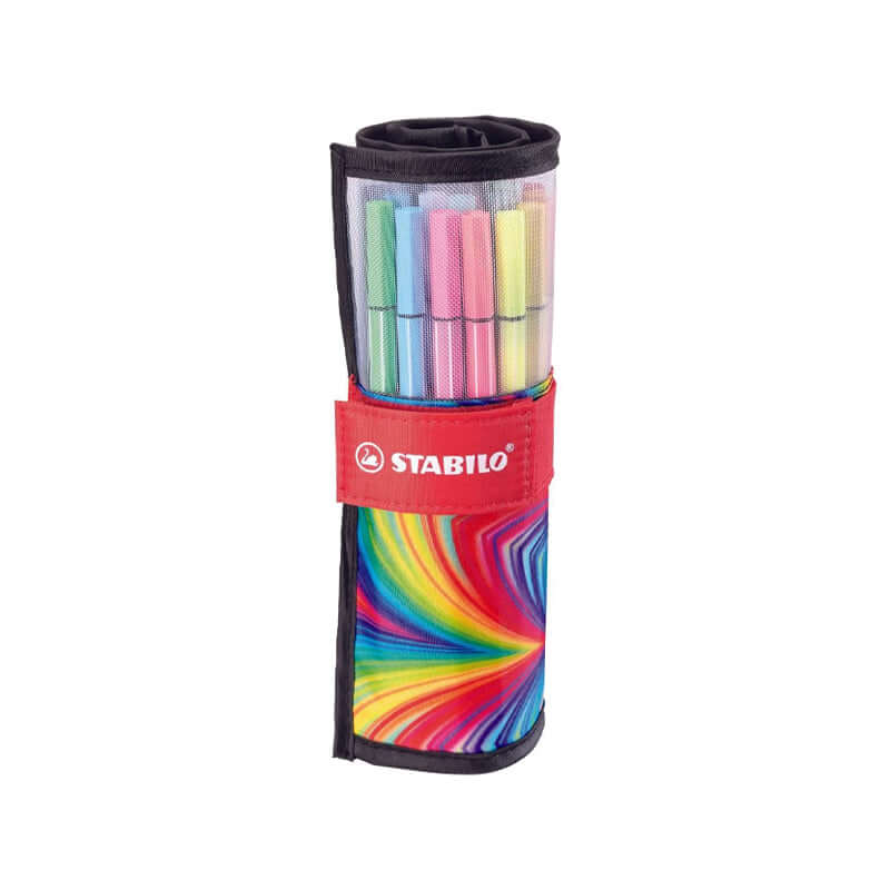 Pennarello Punta Fine Stabilo Pen 68 Roller Set Colori Assortiti Confezione 25 Pezzi Arty