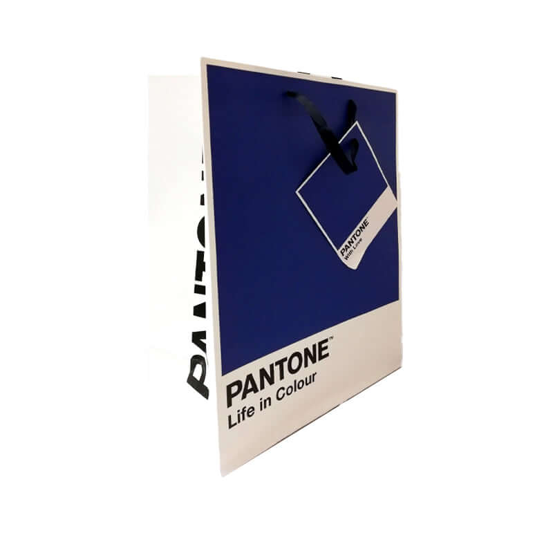 5024418080350B | Shopper con Manico PANTONE Dimensioni 19 x 23 x 9 cm Colore Blu - Cartonlineitalia.it