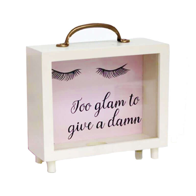 Fantasia Eyelash Salvadanaio Money Box Colore Rosa