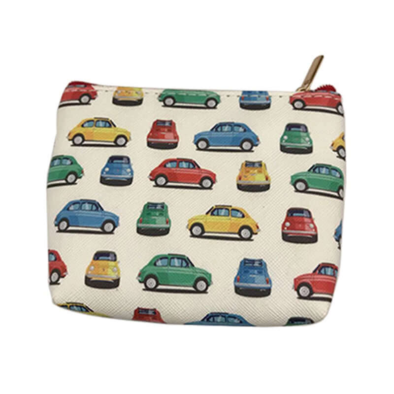 Portamonete FIAT 500 Colore Rosso e Verde