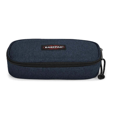 Eastpak Astuccio Oval Single Triple Denim Colore Jeans Blu Scuro