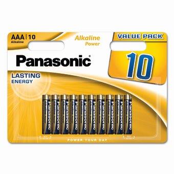 Pila Panasonic Mini Stilo AAA Alkalina Blister da 10