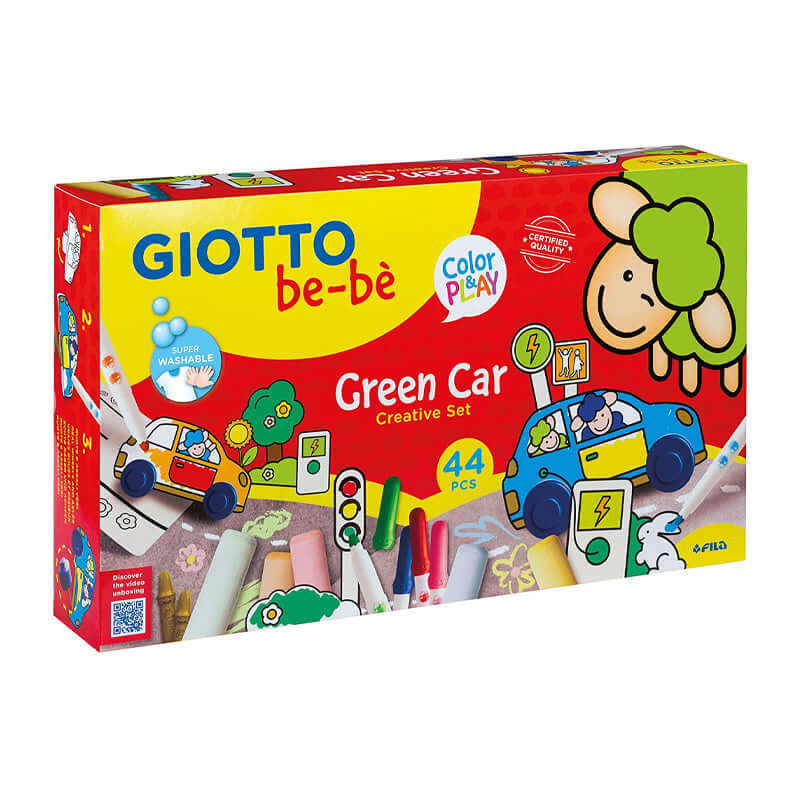 Giotto Bebè Green Car Creative Set