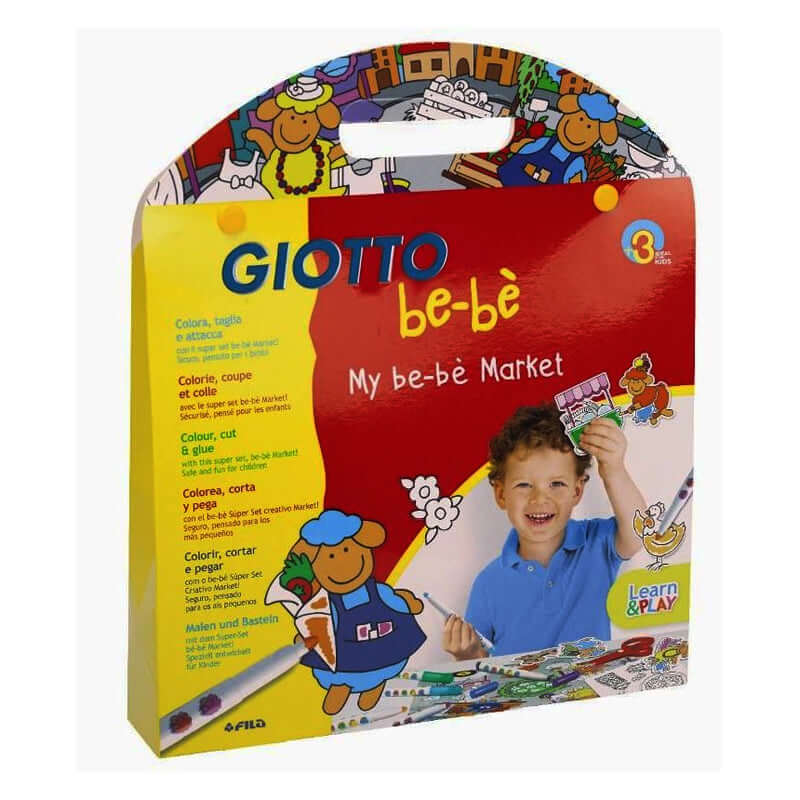 Giotto Be-bè Box Farm - Pasta Da Gioco Per Bambini, 8 Salsicce Colorate, Accessori E Stampi, Sicura E Naturale - 2