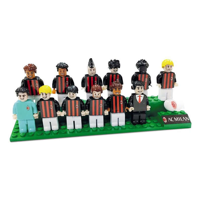 8001011255948 | Brick Team Milan AC Mini Figures Costruzioni Tipo Lego - Cartonlineitalia.it