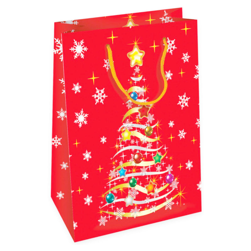 Shopper con Manico Albero di Natale con Manico