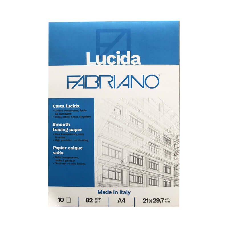 CARTA DA LUCIDO 90/95 g/m² FOGLIO FORMATO A4 21X29,7 cm - Cartoleria Lory