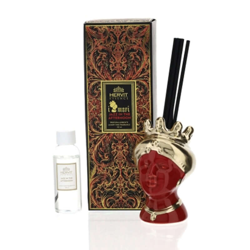 Diffusore Profumo Bastoncini I Mori Rosso Jazz Hervit