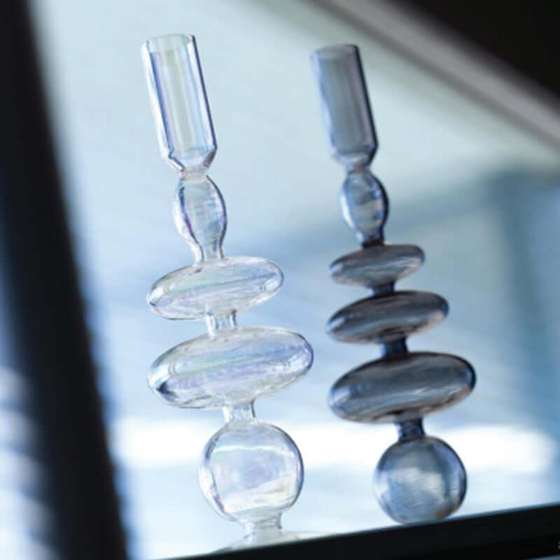 Portacandele in Vetro da Tavolo Hervit