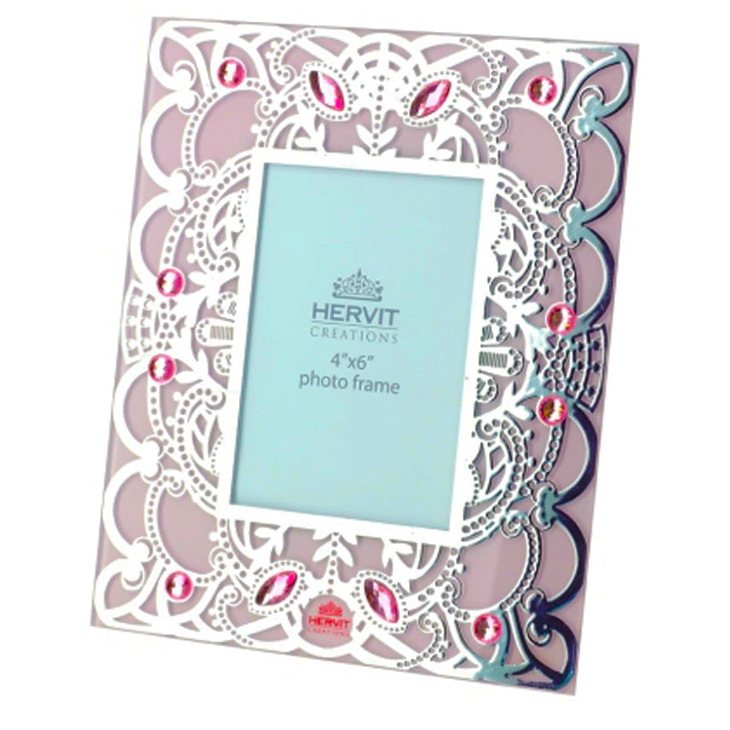 Cornice Portafoto in Vetro Hervit Byzantium