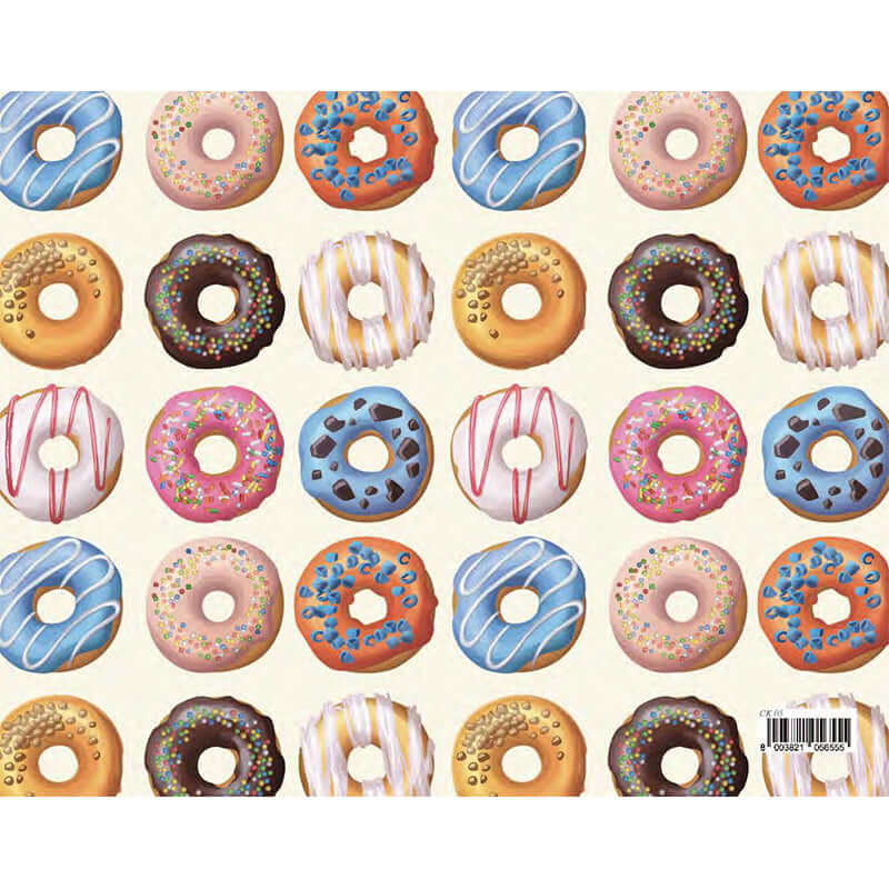 Carta Regalo Formato 70 x 100 cm Fantasia Donuts