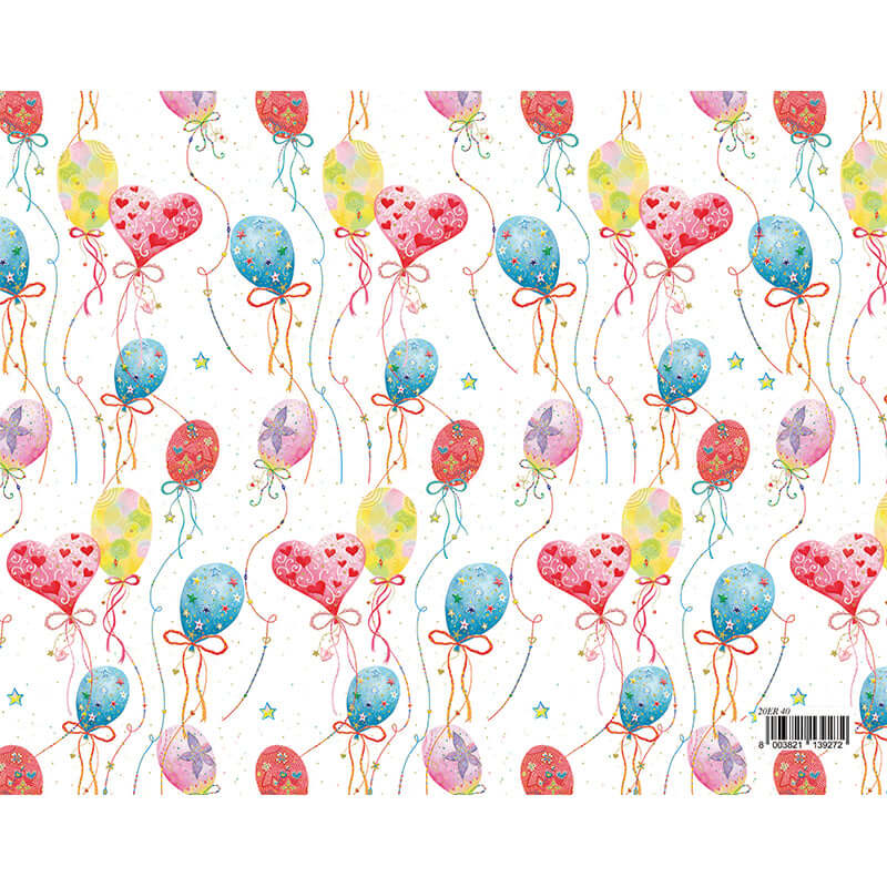 Carta Regalo Formato 70 x 100 cm Fantasia Balloons