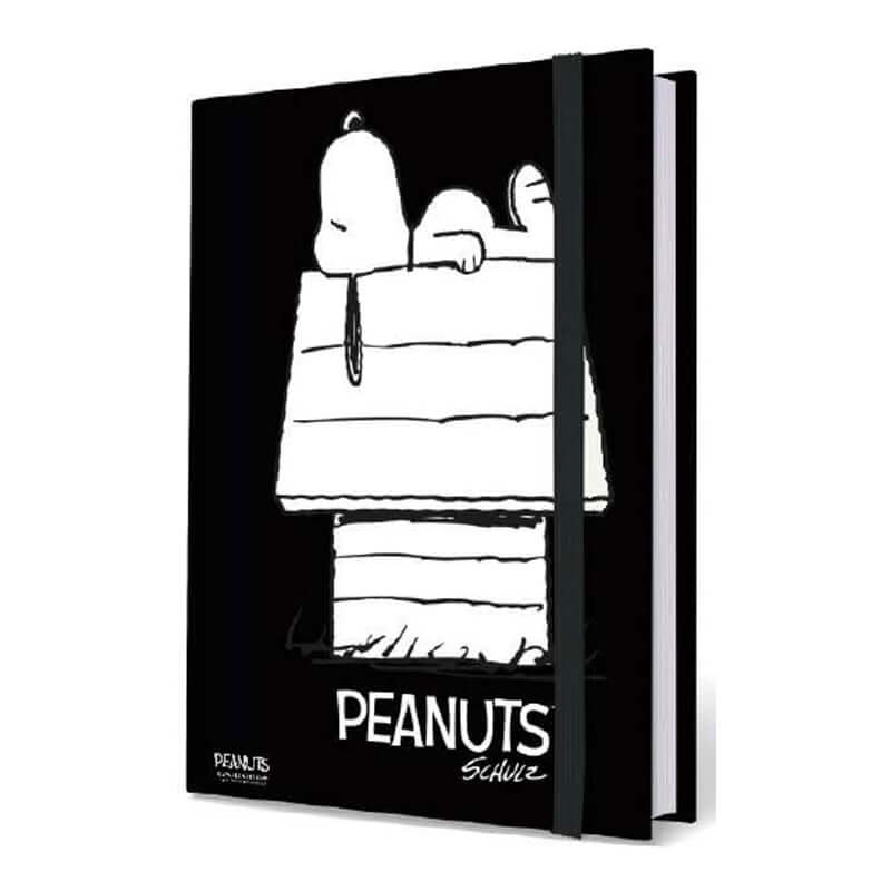 Taccuino Peanuts Snoopy con Elastico Pagine a Righe