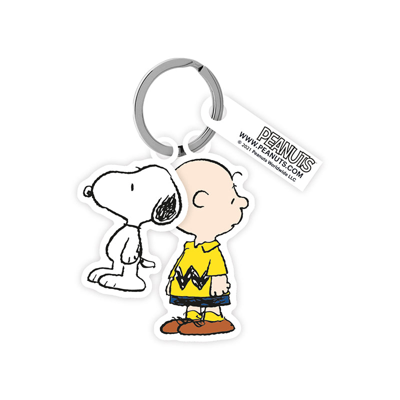 Portachiavi Peanuts Snoopy e Charlie Brown
