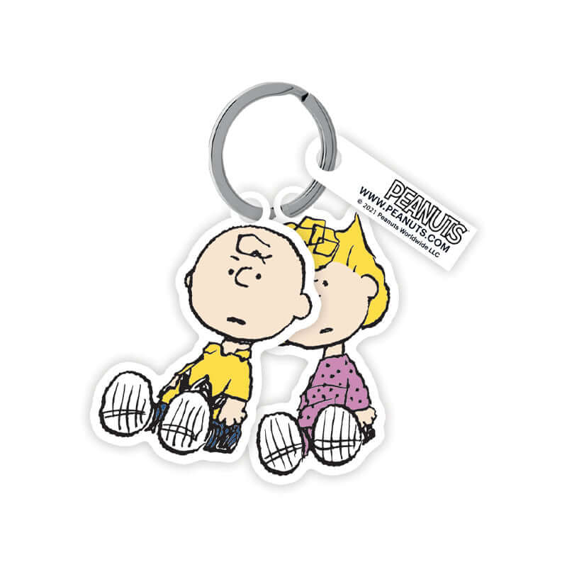 Portachiavi Peanuts Charlie e Sally Brown
