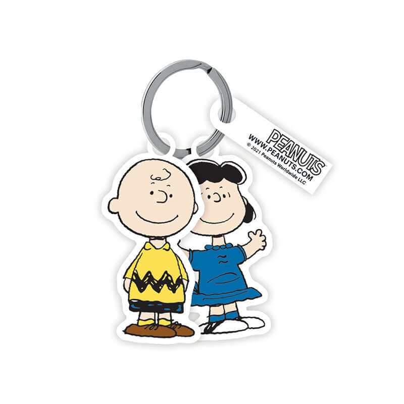 Portachiavi Peanuts Charlie Brown e Lucy