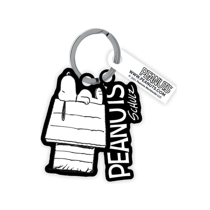 Portachiavi Peanuts Snoopy Black and White