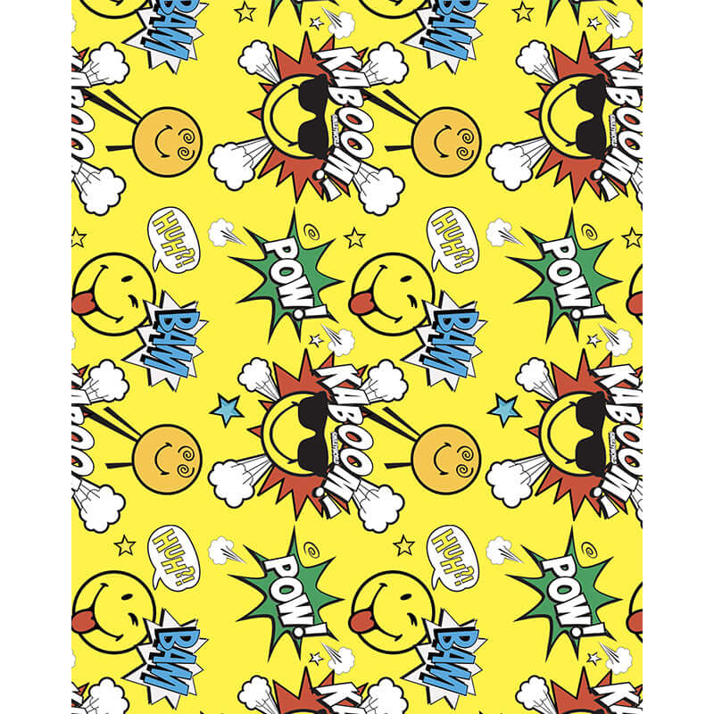 Carta Regalo Smile SMILEY WORLD Dimensioni 70 x 100 cm Fantasie Assortite Confezione 10 fogli