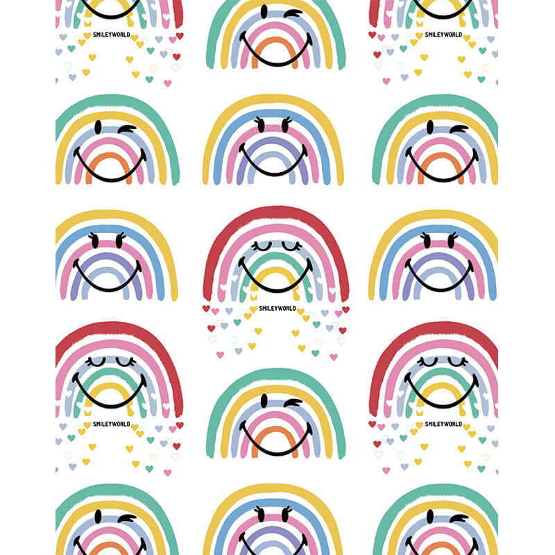 Carta Regalo Smile SMILEY WORLD Dimensioni 70 x 100 cm Fantasie Assortite Confezione 10 fogli