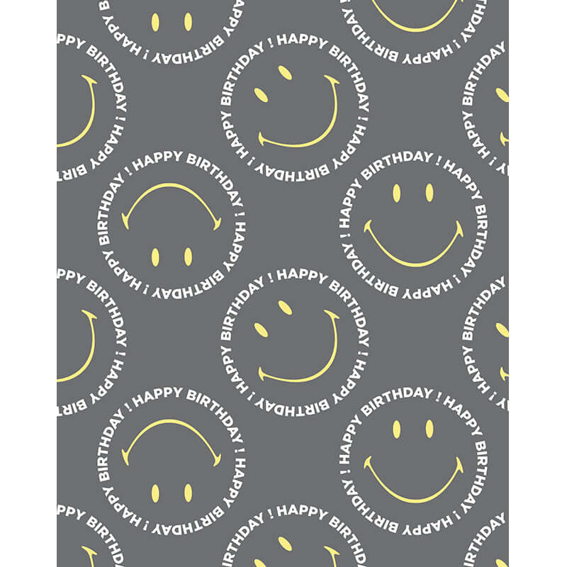 Carta Regalo Smile SMILEY WORLD Dimensioni 70 x 100 cm Fantasie Assortite Confezione 10 fogli