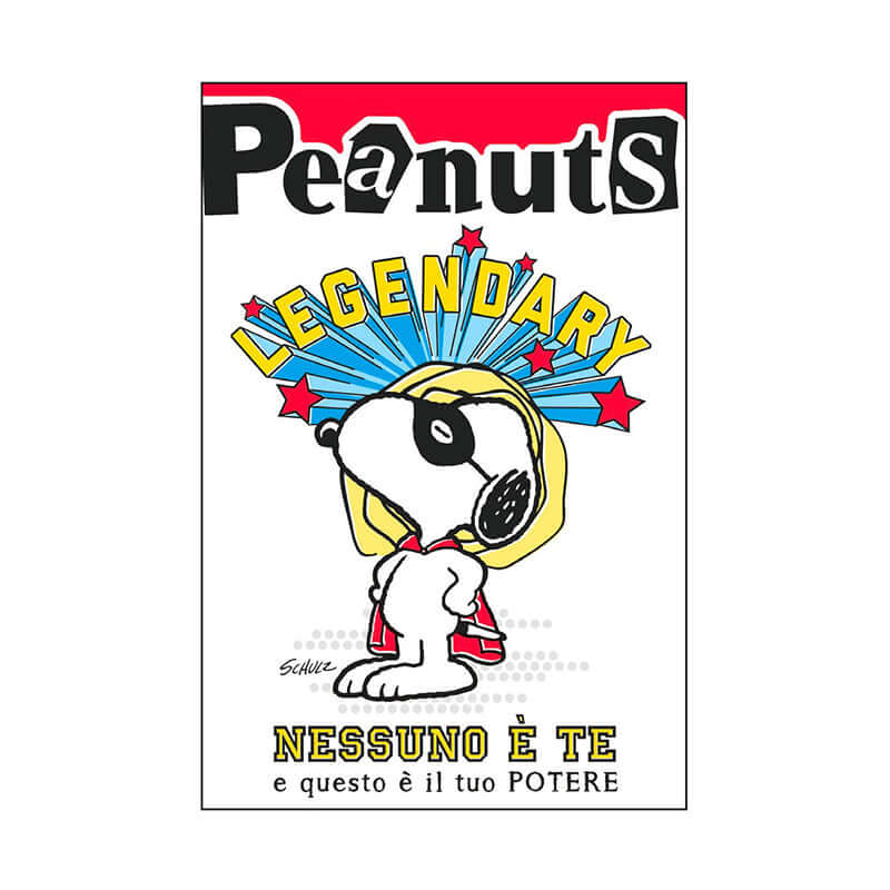 8003821190587 | Biglietto Auguri Compleanno Peanuts Snoopy Legendary Nessuno è Te e Questo è il Tuo Potere con Busta Formato 12 x 17 cm - Cartonlineitalia.it