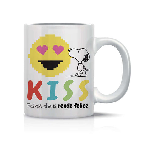 Tazza Mug Peanuts Snoopy Kiss