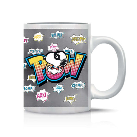 Tazza Mug Peanuts Snoopy Supereroe Mascherato POW