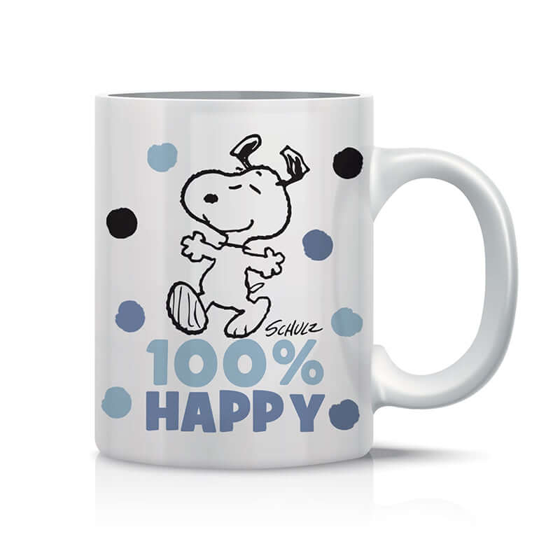 8003821190693 | Tazza Mug Peanuts Snoopy 100% Happy - Cartonlineitalia.it