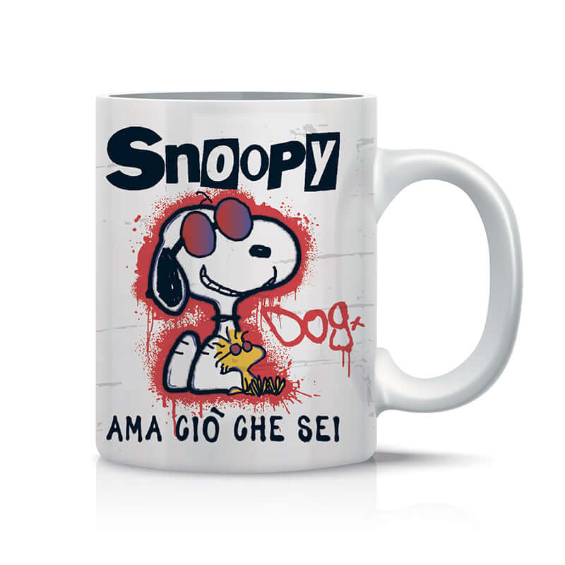 Tazza Mug Peanuts Snoopy e Woodstock Ama ciò che Sei