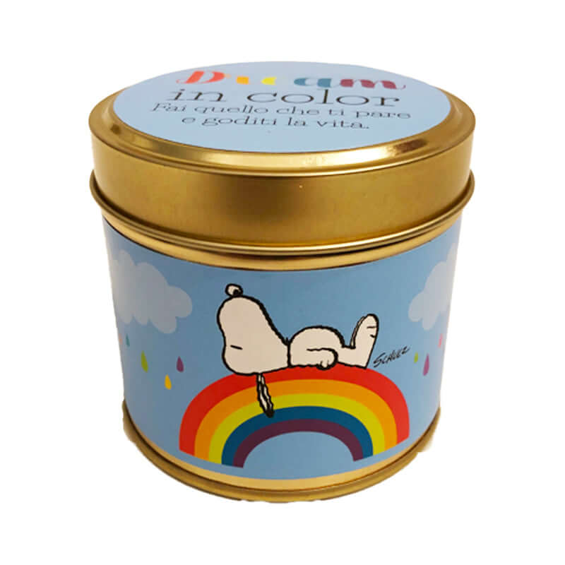 Candela in Barattolo Peanuts Snoopy Dream in Color...