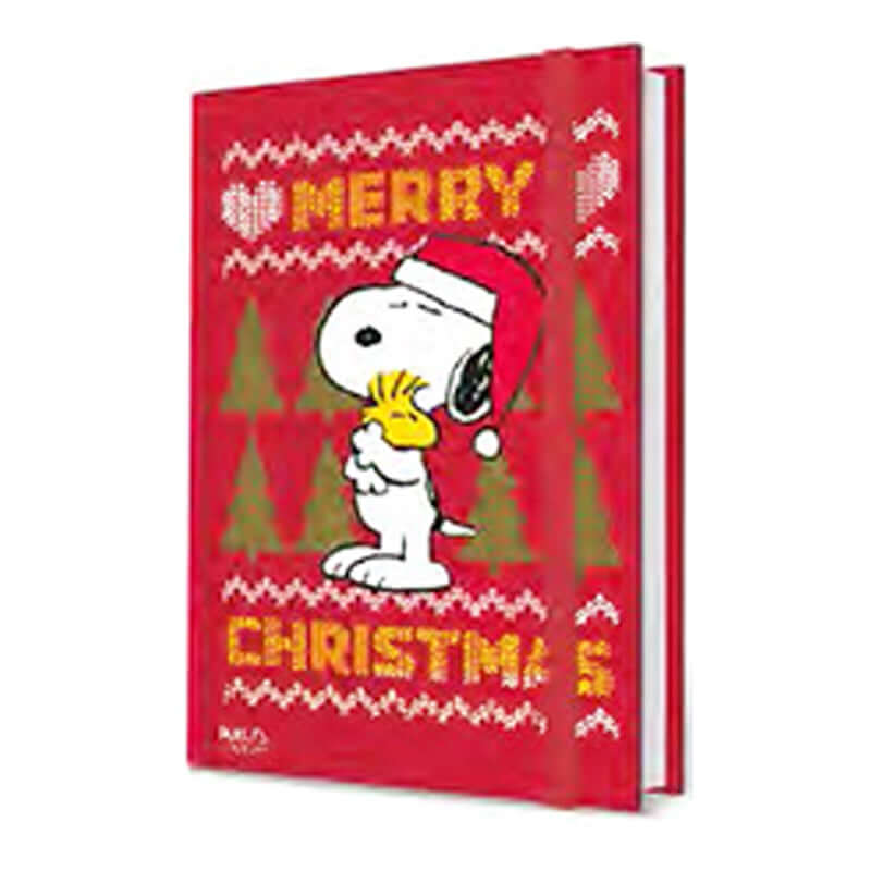 Taccuino Peanuts Snoopy Natalizio Merry Christmas Colore Rosso