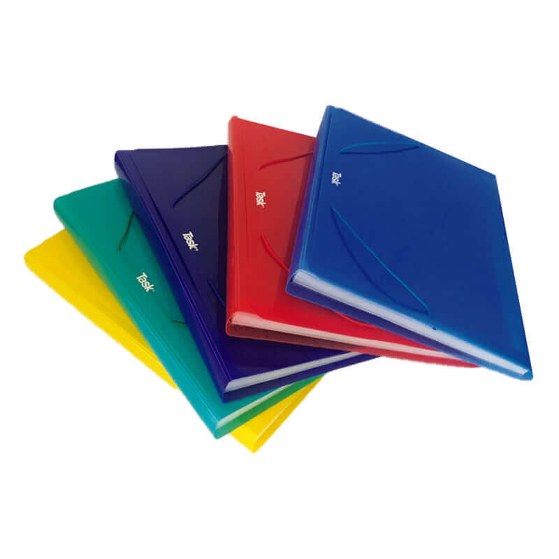 Porta Documenti Top Quality a Soffietto 12 Tasche Formato 22x30 cm Colore Blu