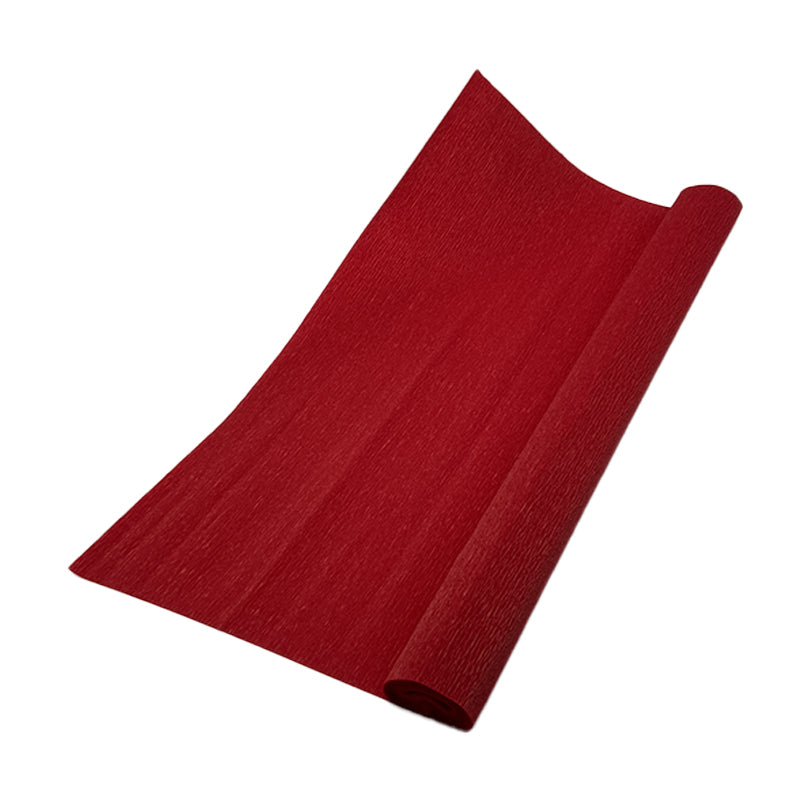 Rotolo Carta Crespa Formato 50 x 250 cm 60 g Colore Rosso Scuro